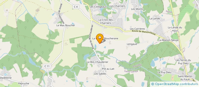 localisation de l'entreprise SCI MAFRED  SAINT-GENCE