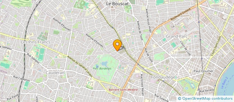 localisation de l'entreprise SCI MAFRELI  LE BOUSCAT