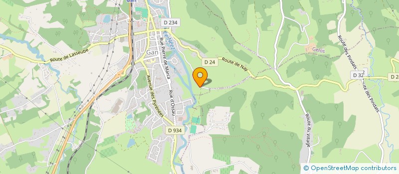 localisation de l'entreprise SCI MAGA  GAN