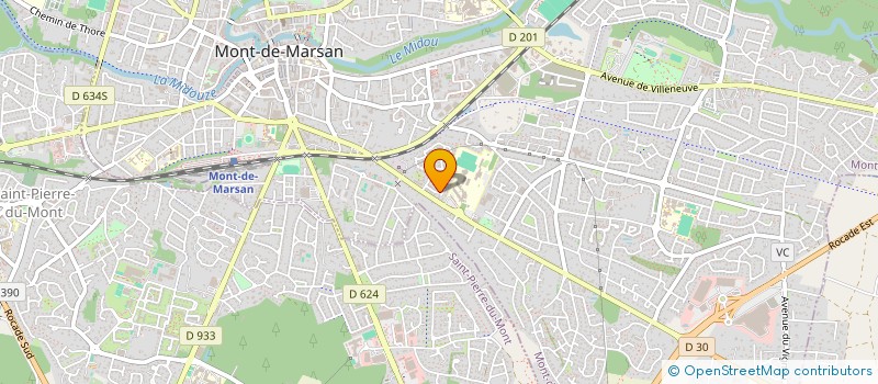 localisation de l'entreprise SCI MAGA à MONT-DE-MARSAN