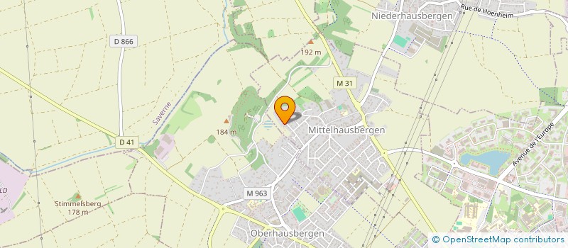 localisation de l'entreprise SCI MAGA  MITTELHAUSBERGEN