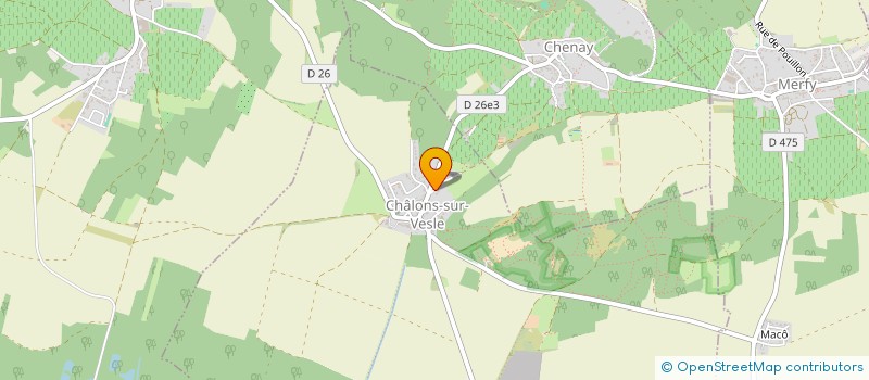 localisation de l'entreprise SCI MAGAFL  CHALONS-SUR-VESLE