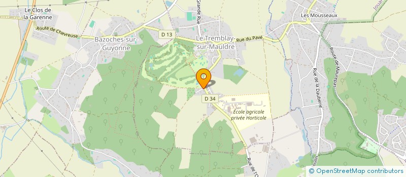 localisation de l'entreprise SCI MAGAFLO  LE TREMBLAY-SUR-MAULDRE