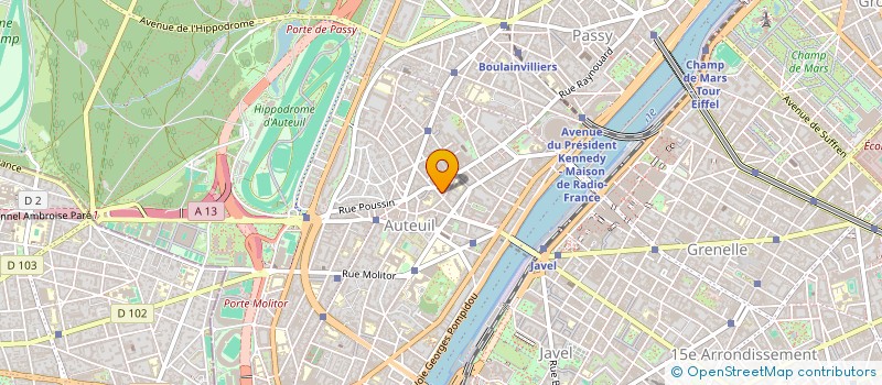 localisation de l'entreprise SCI MAGALHAES  PARIS