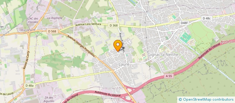 localisation de l'entreprise SCI MAGALI à GIGNAC-LA-NERTHE