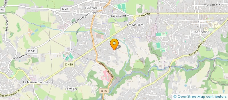 localisation de l'entreprise SCI MAGALIE  CRAPONNE