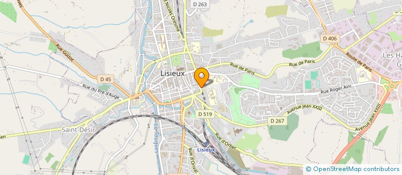 localisation de l'entreprise SCI MAGALIE IMMOBILIER à LISIEUX