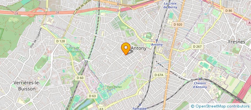 localisation de l'entreprise SCI MAGALO à ANTONY