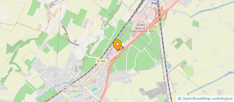 localisation de l'entreprise SCI MAGALO  SAINT-MARCEL-LES-VALENCE