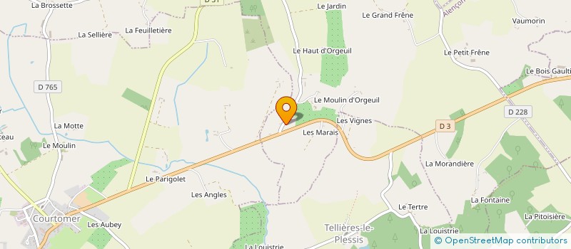 localisation de l'entreprise SCI MAGALYANN à SAINT-MARTIN-DES-PEZERITS