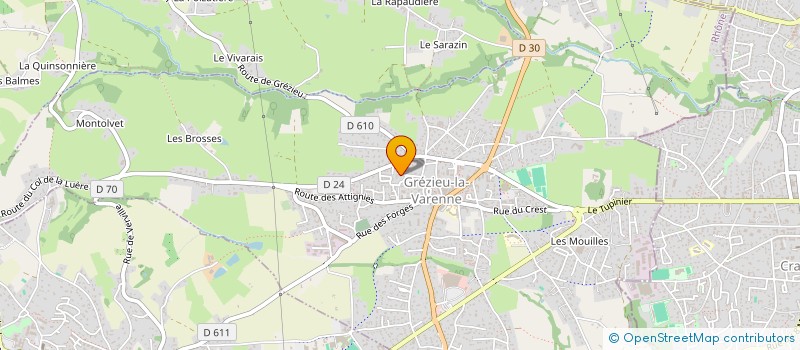 localisation de l'entreprise SCI MAGAM  GREZIEU-LA-VARENNE