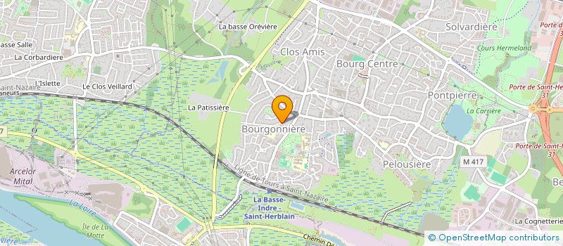 localisation de l'entreprise SCI MAGANA  COUERON