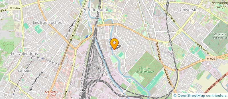 localisation de l'entreprise SCI MAGANICO à DIJON