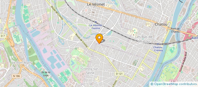 localisation de l'entreprise SCI MAGAR  LE VESINET