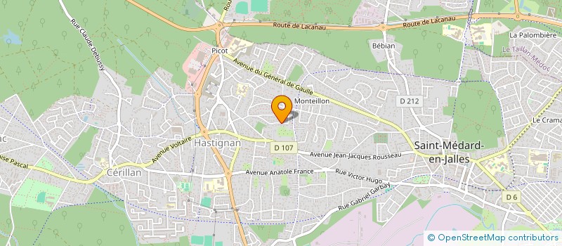 localisation de l'entreprise SCI MAGARN  SAINT-MEDARD-EN-JALLES