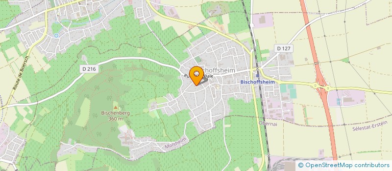 localisation de l'entreprise SCI MAGAROC  BISCHOFFSHEIM