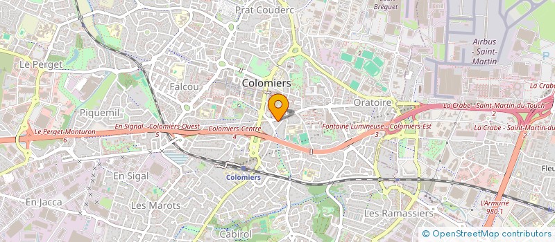 localisation de l'entreprise SCI MAGAS à COLOMIERS