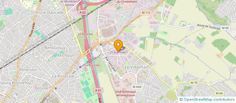 localisation de l'entreprise SCI MAGAU  BALMA