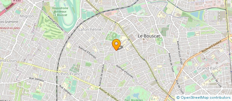 localisation de l'entreprise SCI MAGAUP  LE BOUSCAT