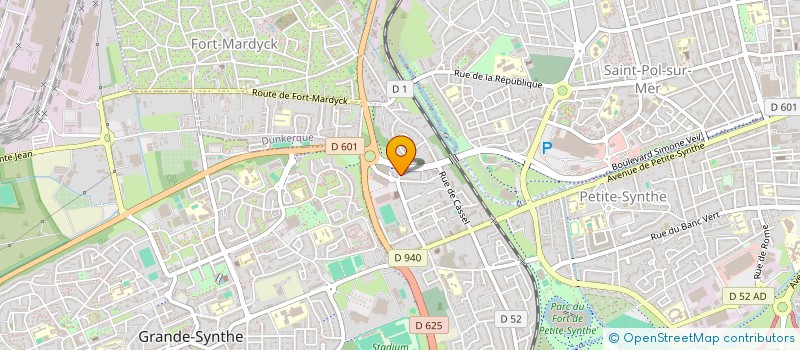 localisation de l'entreprise SCI MAGBER à DUNKERQUE