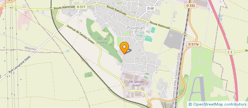 localisation de l'entreprise SCI MAGCLO  PUSIGNAN