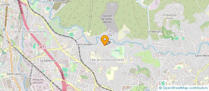 localisation de l'entreprise SCI MAGDALA à MARSEILLE 14EME
