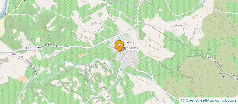 localisation de l'entreprise SCI MAGDALA  SAINT-PONS-DE-MAUCHIENS