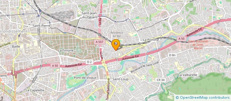 localisation de l'entreprise SCI MAGDALA à MARSEILLE