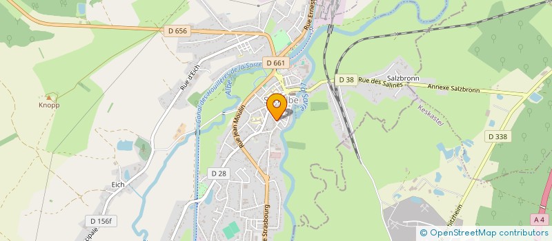 localisation de l'entreprise SCI MAGDALENA à SARRALBE