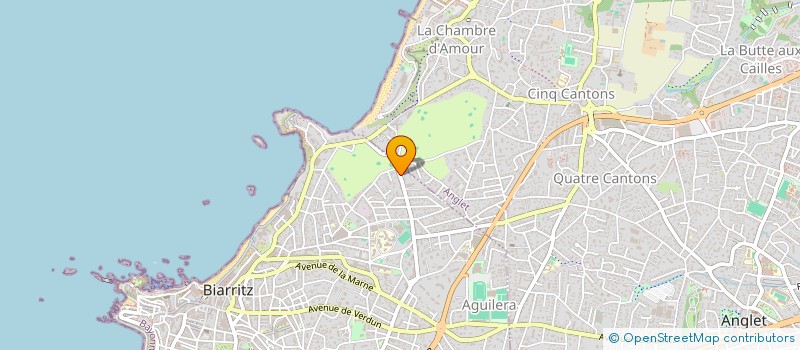 localisation de l'entreprise SCI MAGDELAINE ACACIAS à BIARRITZ