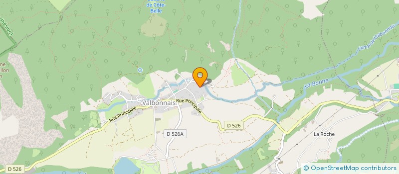 localisation de l'entreprise SCI MAGDELEINE  VALBONNAIS