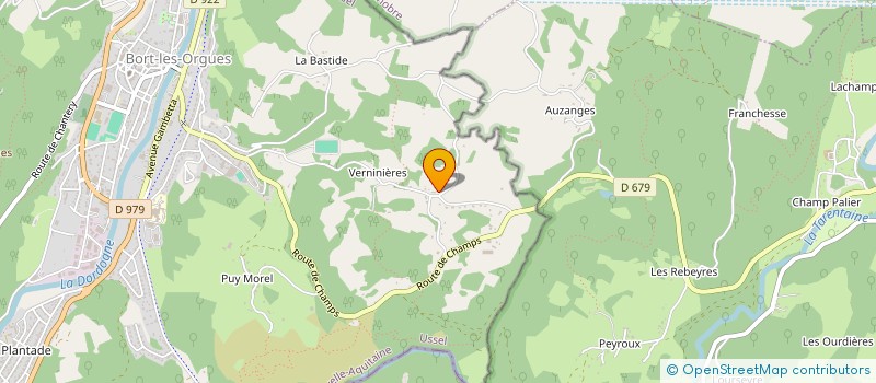 localisation de l'entreprise SCI MAGDENIS  BORT-LES-ORGUES