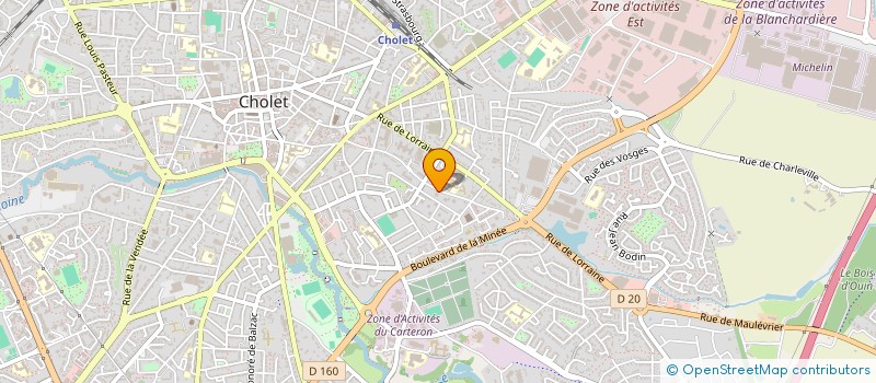 localisation de l'entreprise SCI MAGE à CHOLET
