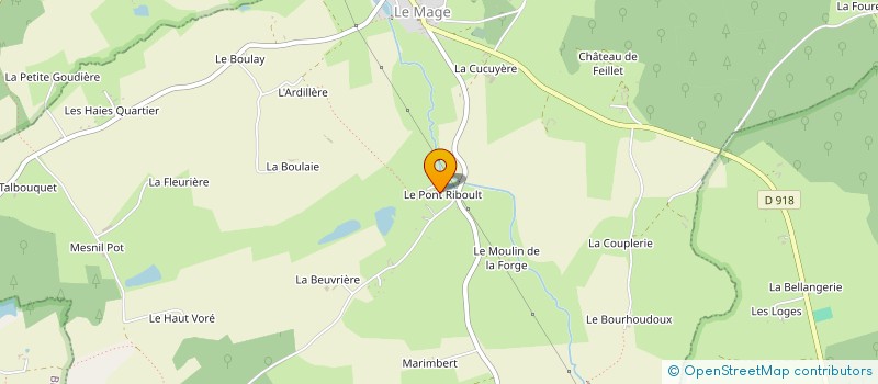 localisation de l'entreprise SCI MAGE à LE MAGE