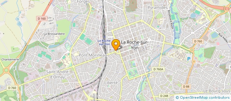 localisation de l'entreprise SCI MAGE  LA ROCHE-SUR-YON