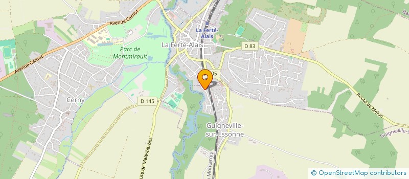 localisation de l'entreprise SCI MAGE  GUIGNEVILLE-SUR-ESSONNE