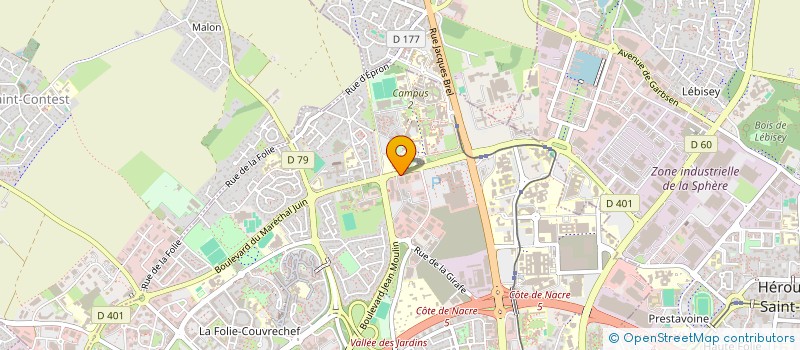 localisation de l'entreprise SCI MAGE  LANGRUNE-SUR-MER