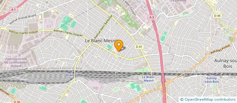 localisation de l'entreprise SCI MAGE à LE BLANC-MESNIL
