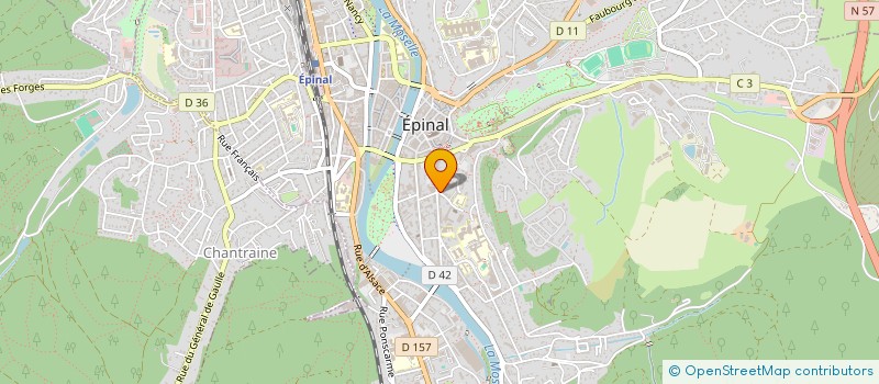 localisation de l'entreprise SCI MAGE à EPINAL