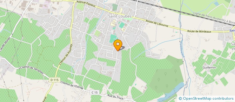 localisation de l'entreprise SCI MAGE  SAINT-LOUBES