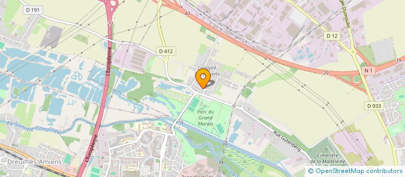 localisation de l'entreprise SCI MAGE  AMIENS