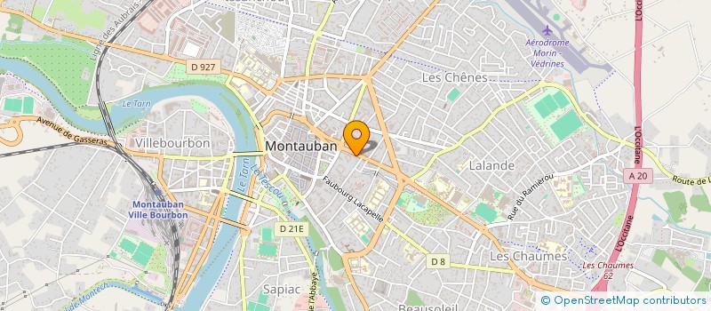 localisation de l'entreprise SCI MAGE  MONTAUBAN