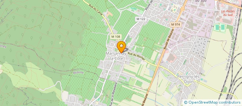 localisation de l'entreprise SCI MAGE à MARSANNAY-LA-COTE