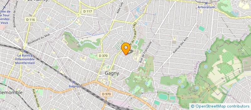 localisation de l'entreprise SCI MAGEAL à GAGNY
