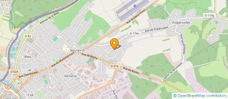 localisation de l'entreprise SCI MAGECA à SARREGUEMINES