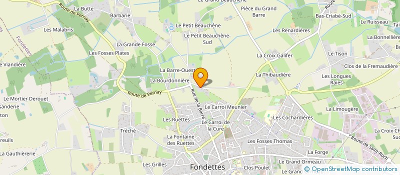 localisation de l'entreprise SCI MAGEF  FONDETTES