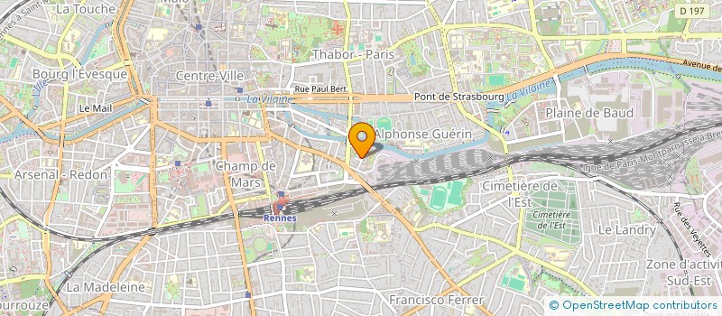 localisation de l'entreprise SCI MAGEFERMA  RENNES