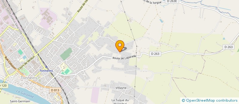 localisation de l'entreprise SCI MAGELAN-CO  TONNEINS