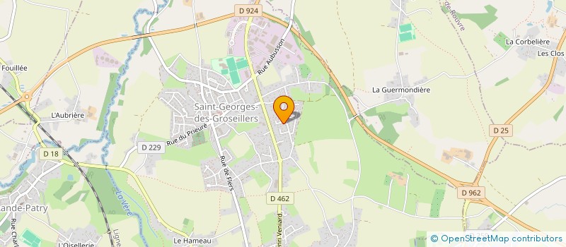 localisation de l'entreprise SCI MAGELAU à SAINT-GEORGES-DES-GROSEILLERS