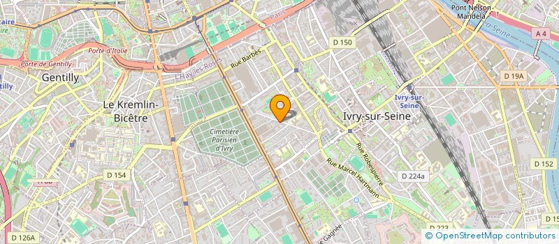 localisation de l'entreprise SCI MAGELINO à IVRY-SUR-SEINE